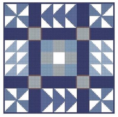 (image for) Quilt Block in Blue